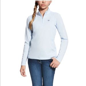 AriatTEK Sunstopper 1/4 Zip Baselayer Girl’s Size XL